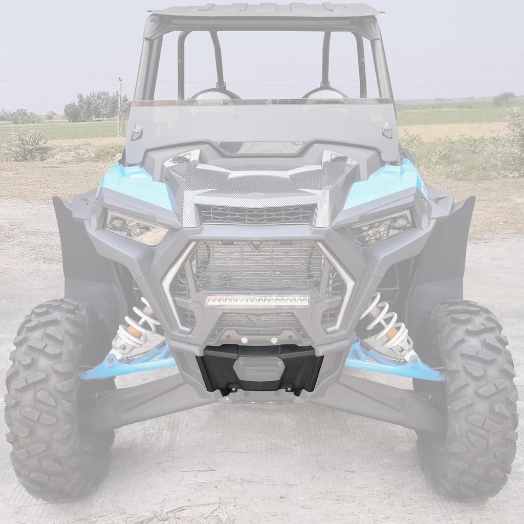 SAUTVS Winch Cover Kit for RZR, Waterproof Silt Proof Front Winch Cover for Polaris RZR XP/XP 4 1000 Turbo Trail 2019-2023 Accessories (Replace