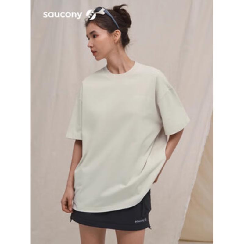 SAUCONY Crew Neck Short Sleeve T-Shirt XL