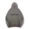Unisex Oversized Fleece-Lined Hooded Zip-Up Sweatshirt With 3D Letter Print Cotton Blend Streetwear