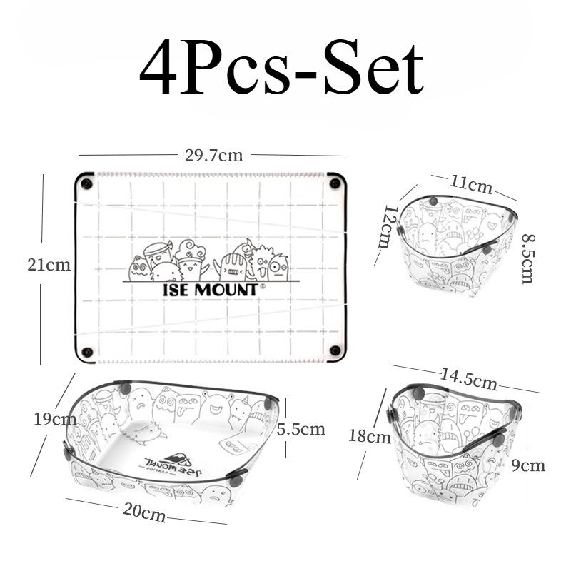 Ultralight Portable Foldable Camping Tableware Foldable Bowl Dinner Plate Coffee Filter Funnel Cup Travel Chopping Tableware