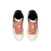 OSWALD X Li Ning Wave 180 Abrasion Resistant Breathable Mid Top Skateboard Shoes Women's White Black AECT020-1
