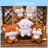 Fox Cute Mini Doll With Plush Pp Cotton Filling Very Suitable Decoration Room