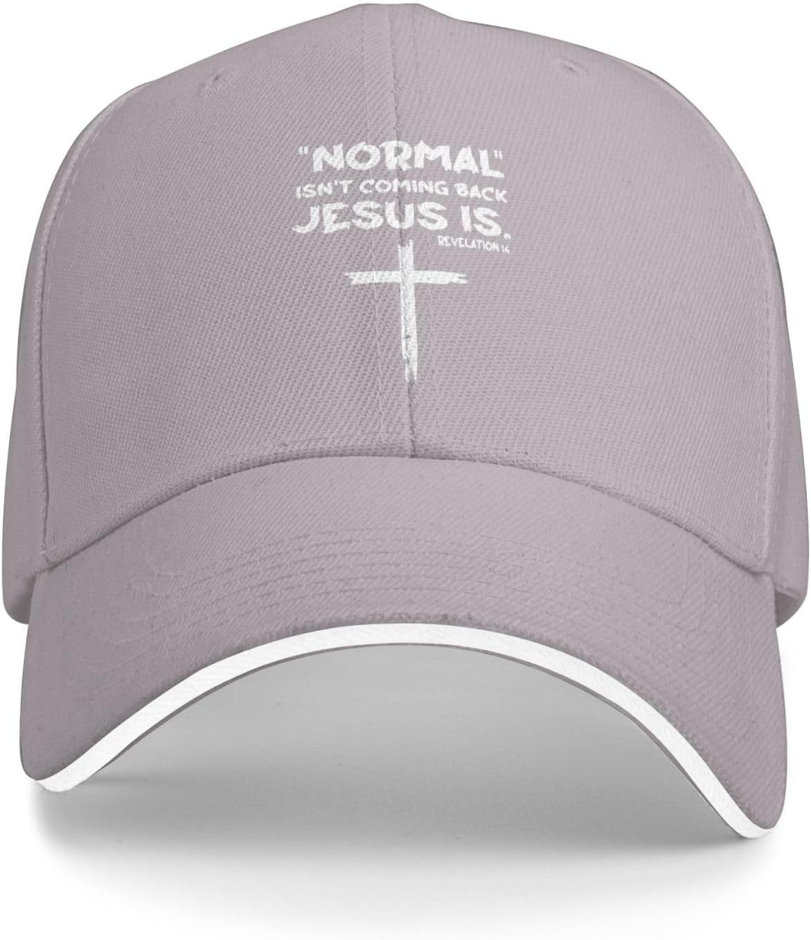 

Jesus Is Coming Back Bible Verse Baseball Cap Christian Faith Adjustable Sun Hat One Size