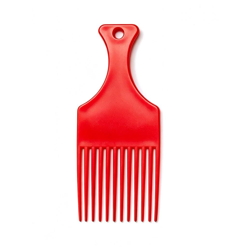 Colorful Anti-Static Plastic Hair Comb Set for Salon & Men's Styling, Including Fork Comb and Hairpin.