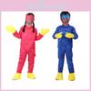 Kids Huggy Wuggy Poppy Playtime Cosplay Costume Bodysuit Jumpsuit Mask Gloves For Unisex