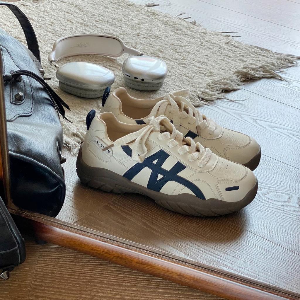 Miyou 2025 autumn light new light retro German training shoes women's versatile casual Forrest Gump shoes platform sports shoes