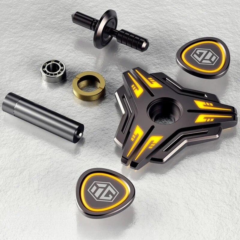 Fidget Spinner Cool Luminous Fingertip Gyro EDC Stress Relief Toy Hand Gift for Adults Children