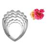 Artistic Cake Decorating Molds and Cutter with Peony/Roses Petals Stainless Steel Baking Mould Baking Tool Set