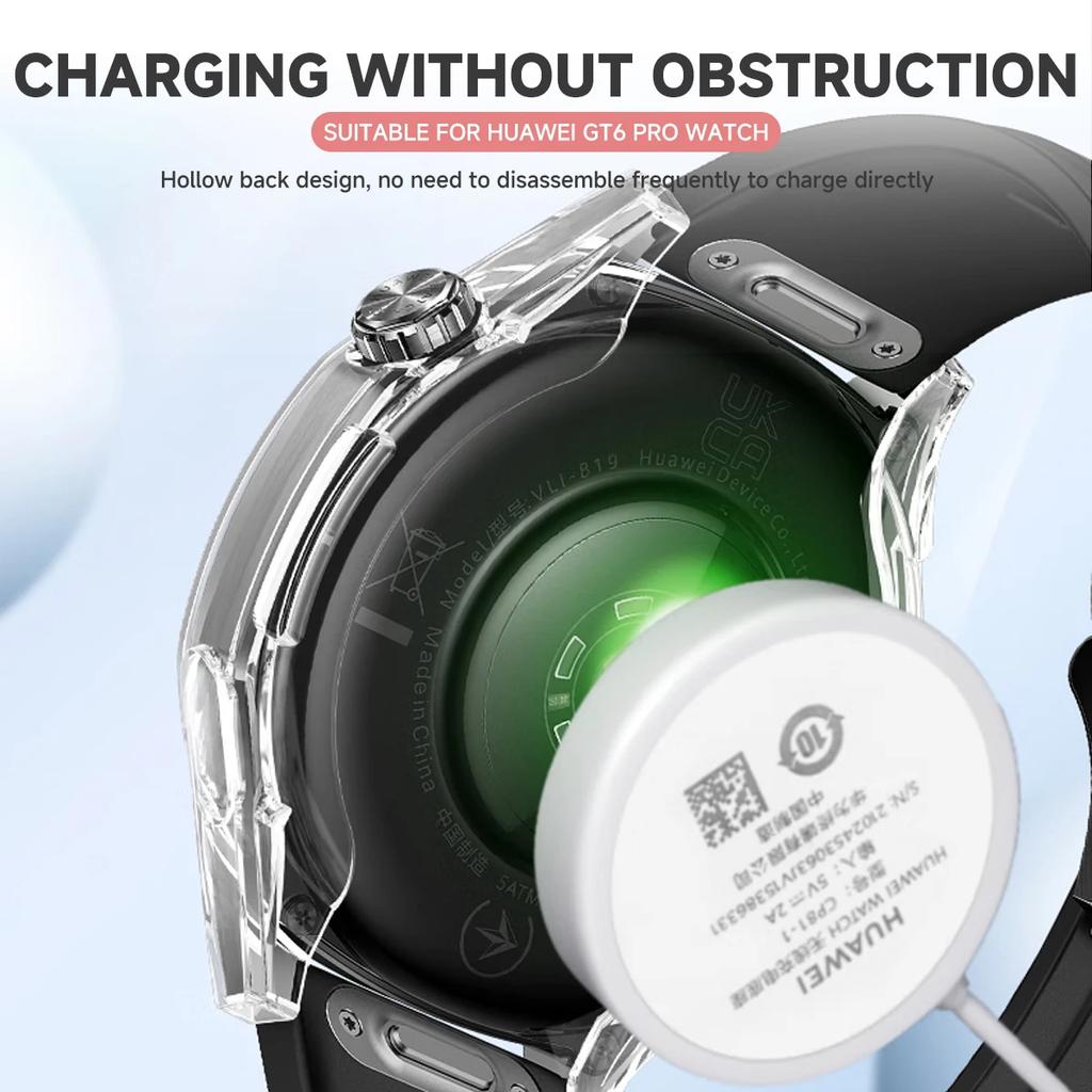 Pletený nylonový pásek+Tvrzené sklo+PC pouzdro Pro Huawei Watch GT6 Pro Sportovní řemínek Kryt proti pádu Pro GT 6 Pro Náramek+Pouzdro