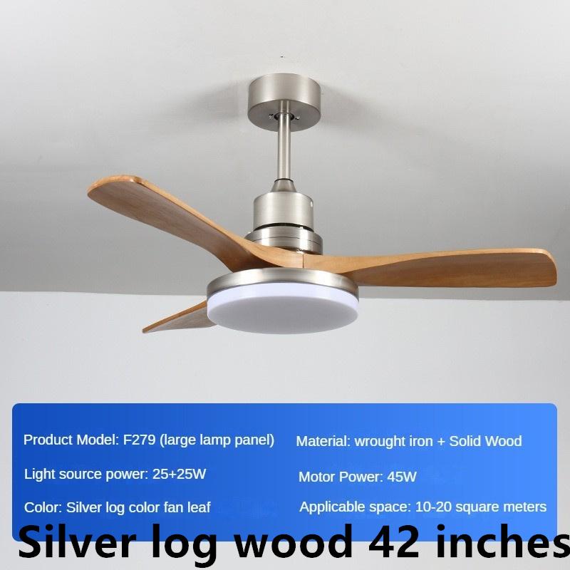 45W Domácnost Inteligentní proměnná frekvence Obývací pokoj Osvětlení elektrického ventilátoru Masivní dřevo Retro Osvětlení ventilátoru pro restaurace Plná specifikace