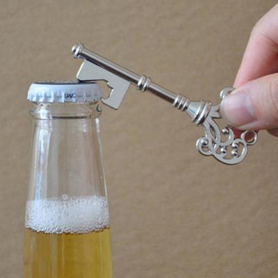 Vintage Portable Key Bottle Shape Keychain Beer Party Can Opener KTV