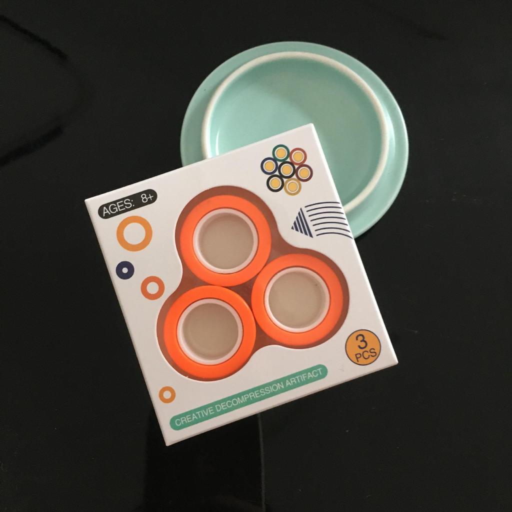 Magnetic Finger Ring Gyroscope: Unique Stress Relief Toy for Decompression