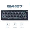 GMK67 65% Gasket Bluetooth 2.4G Wireless -swappable Mechanical Keyboard Kit RGB Backlit