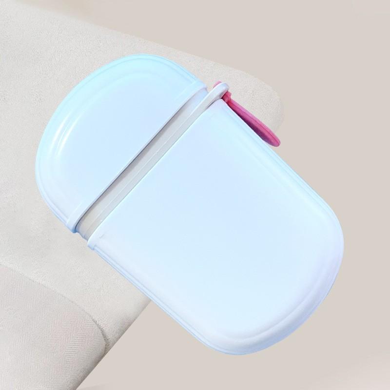 Mini Storage Travel Soap Box with Lid Sealed Drainage Portable Soap Box