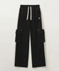 Seteo Roton Cargo Track Pants Caviar Black