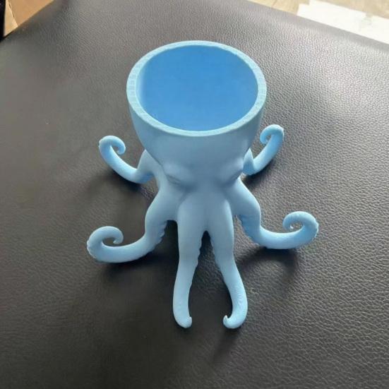 3D Printed Octopus Planter Nautical Octopus Tentacle Flower Pot for Desk Home Decor Ocean Animal Planter for Small Plants