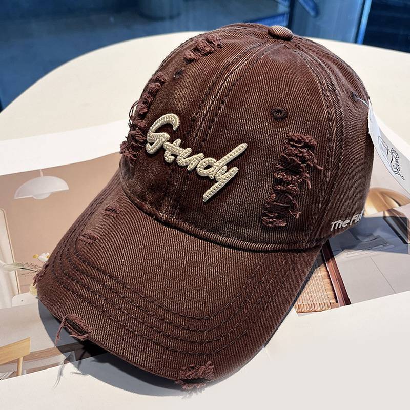 Baseball Cap For Men Women With Embroidered Letters Waterproof Sun Protection Outdoor Summer Style