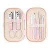 Stainless Steel Nail Clipper Set with Storage Ergonomic Design Straight Blade Durable Manicure Tool Christmas Gift