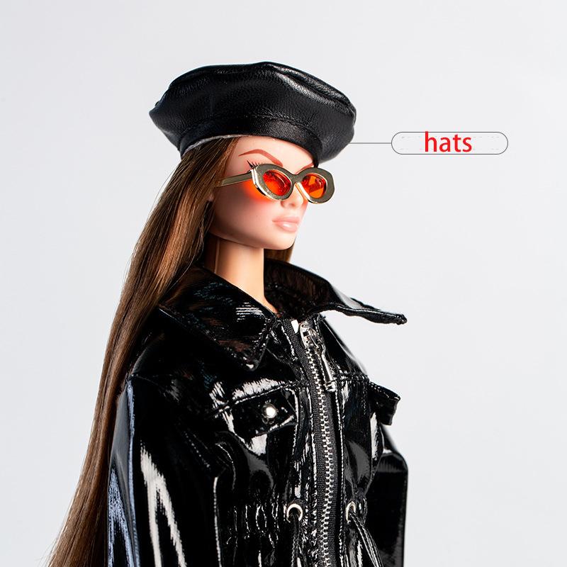 

Cool Girl Series 1/6 Supermodel Doll Clothes Fashion Leather Clothes Shirt Underwear Denim Skirt Accessories Toys For 30Cm Dolls Not included doll