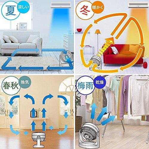 Irish Ohyama PCF-C15T Circulator Silent Remote Control and Timer