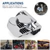 Universal 150DB Horns Loud Powerful Dual-Tone Compact Electric Air Horn for Motorcycles Cars Boats Atv Chrome 12V