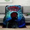 1Pc donniedarko Print Flannel Blanket, High quality Comfortable for All Seasons, Home Decor, Warmth and Comfort, Perfect for Christmas Gifts