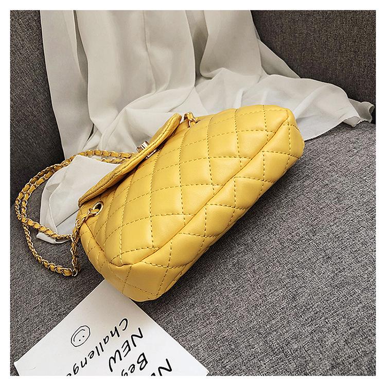 SCIONE Popular Bag Handbags Summer Small Fresh Messenger Bag Shoulder Bag Small Fragrance Rhombus Chain Bag