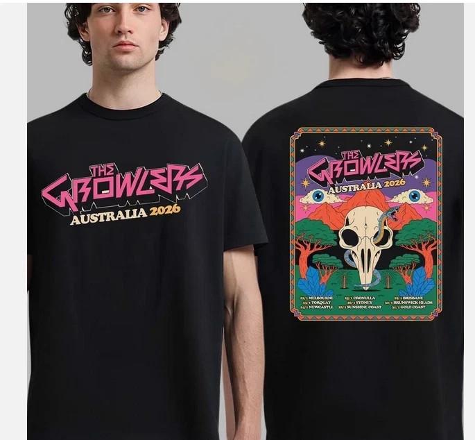 The Growlers Australia 2026 Tour Schedule Dates Two Sided TShirt S5XL Unisex T-Shirt XXXXL