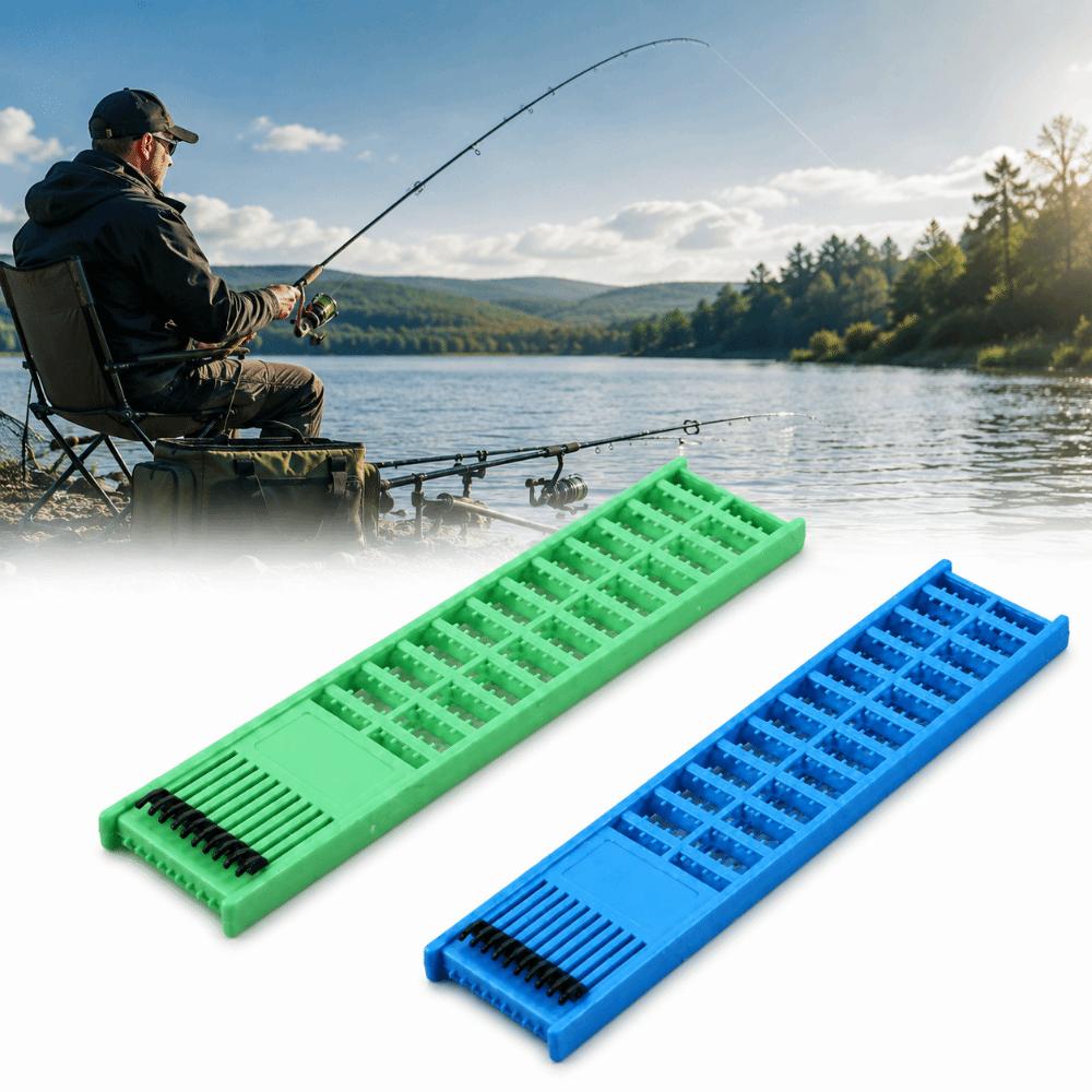 2PCS Plastic Fishing Leader Line Board Double-Sided Fishing Line Holder  for Fishing Rigs