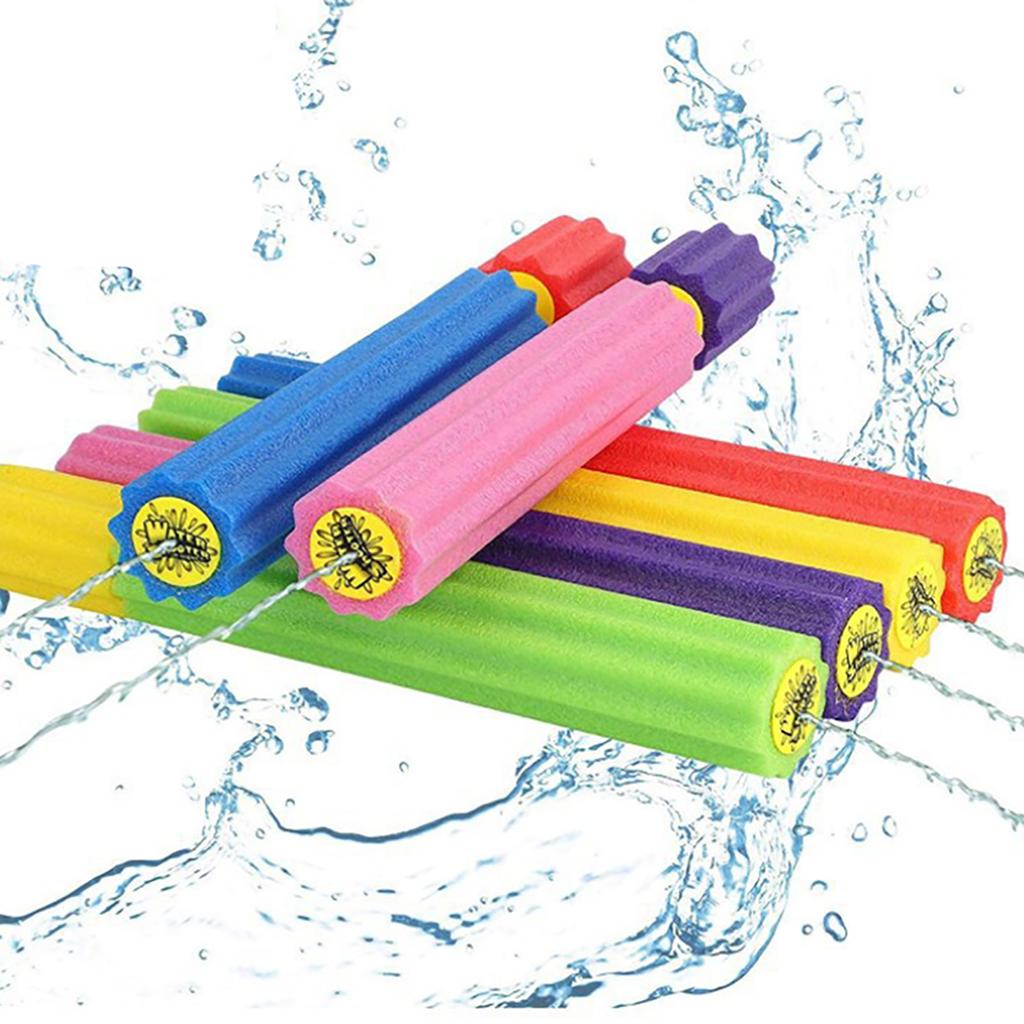 Plum Schaum Wasserpistole EVA Wasserpistole Pull Typ Outdoor Strand Wasserspielzeug Kinder Show Wasserpistole Hand Pull Sommer Farbe zufällig