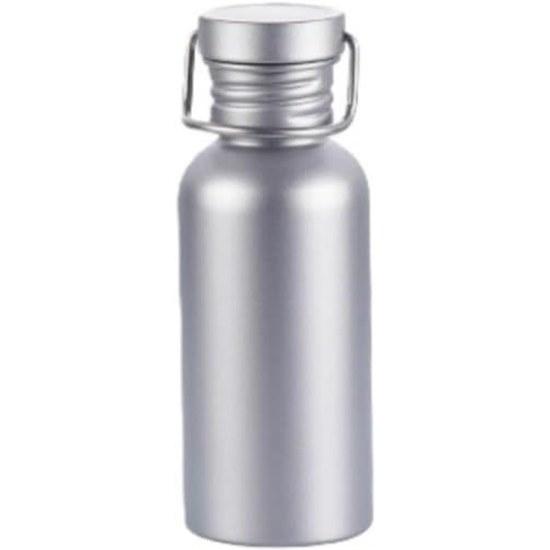 Pure titanium water bottle lightweight flask outdoor climbing cycling camping can be heated directly mountain kettle trekking hiking backpacking heat