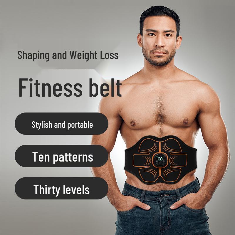 EMS Abdominal Training Belt for Home Fitness - Unisex Waist Muscle Stimulator