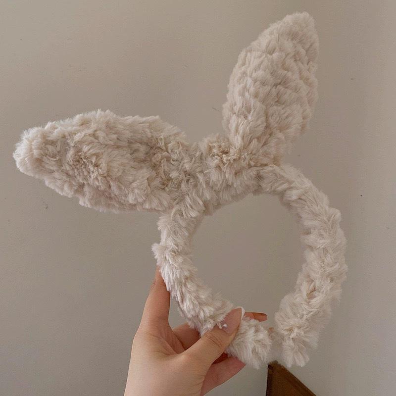 Cartoon Plush Headband: Cute Hair Accessory for Women & Kids, Perfect for Face Washing