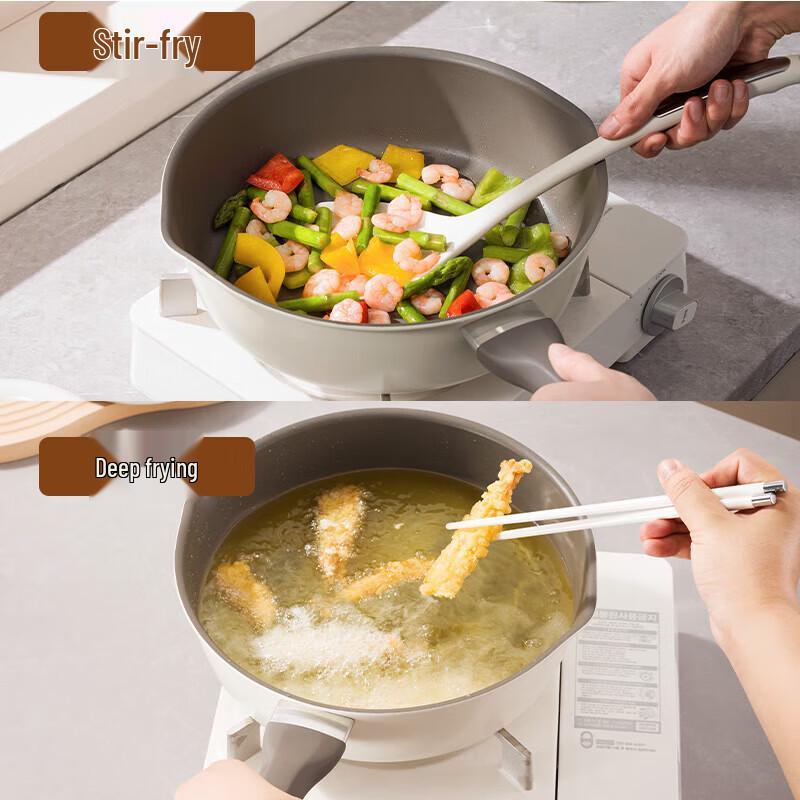 COOKER KING 28cm Non-stick Frying Pan with Lid