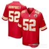 Kansas City Chiefs NFL Koszulka Piłkarska Patrick Mahomes 10 Premium Replika Krótki Rękaw Męska Kibice Odzież Drużyny Sportowej