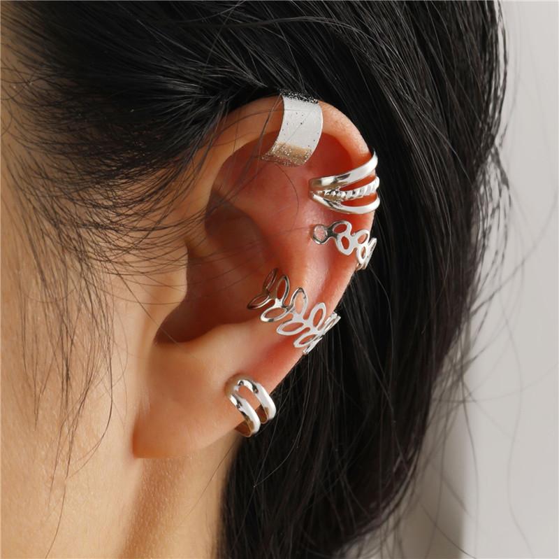 2026 Fashion Ear Cuffs Without Piercing Ear Clip Earrings Non-Piercing Fake Cartilage Earrings For Women Jewelry Gifts