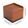4 Pieces Bed Risers Furniture Leg Extenders Lifters Portable Simple Sturdy Nonslip Raising Blocks