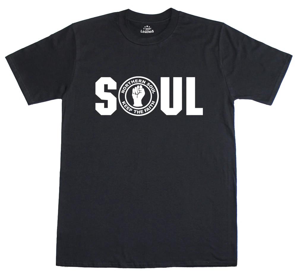 Northern Soul t shirt Unisexs Keep The Faith Regular Fit 100 Preshrunk Cotton S