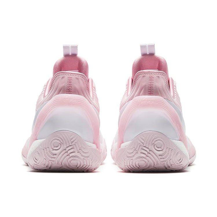 ANTA Three Point Rain1.0 Basketball Shoes Men's Low Top White/Pink 912321102S-3