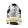 Mizuno Wave Rider 10 Size 2E Sneakers, White/Black/Wine Red, 28.5 Cm,