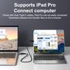 120W Usb To Type C Otg Adapter Usb A Male To Type C Female Cable Converter For Macbook Iphone Ipad Huawei Matepad Xiaomi Laptops