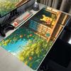Mouse Pad Large Size P-Pikachu Aesthetics Computer keyboard Gaming Accessories Desk Mat Locking Edge Gamer Carpet Anime Tablemat