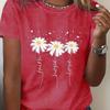 Moda Feminina Camiseta Listras Estampa Gradiente Gola O Manga Curta Tops Básicos Streetwear Verão Roupas Grandes Camisetas Femininas