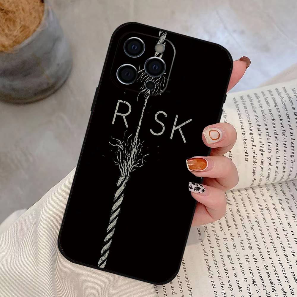 Day Trader Trading RISK RICH Phone Case Silicone Soft For IPhone 17 16 15 14 13 12 11 X XR Plus Pro Max Plus