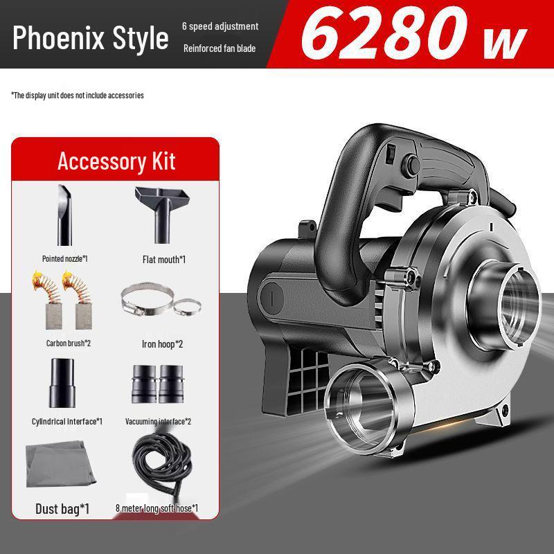 High-Power Industrial Grinder Vacuum: Dual-Use Dust Collector for Woodworking & Wall Planer with Cloth Bag.