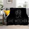 Coperta con Stampa 3D di Lupo Gioco W-Witcher Coperte da Divano per Letti Morbida Calda Coperta Plaid Lupi che Corrono Coperta da Lancio Coperta in Flanella