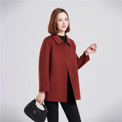 Women's Premium Double-Sided 100% Wool Coat