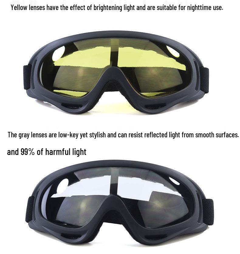 Outdoor UV Protection Off-road Motorcycle & Ski Goggles