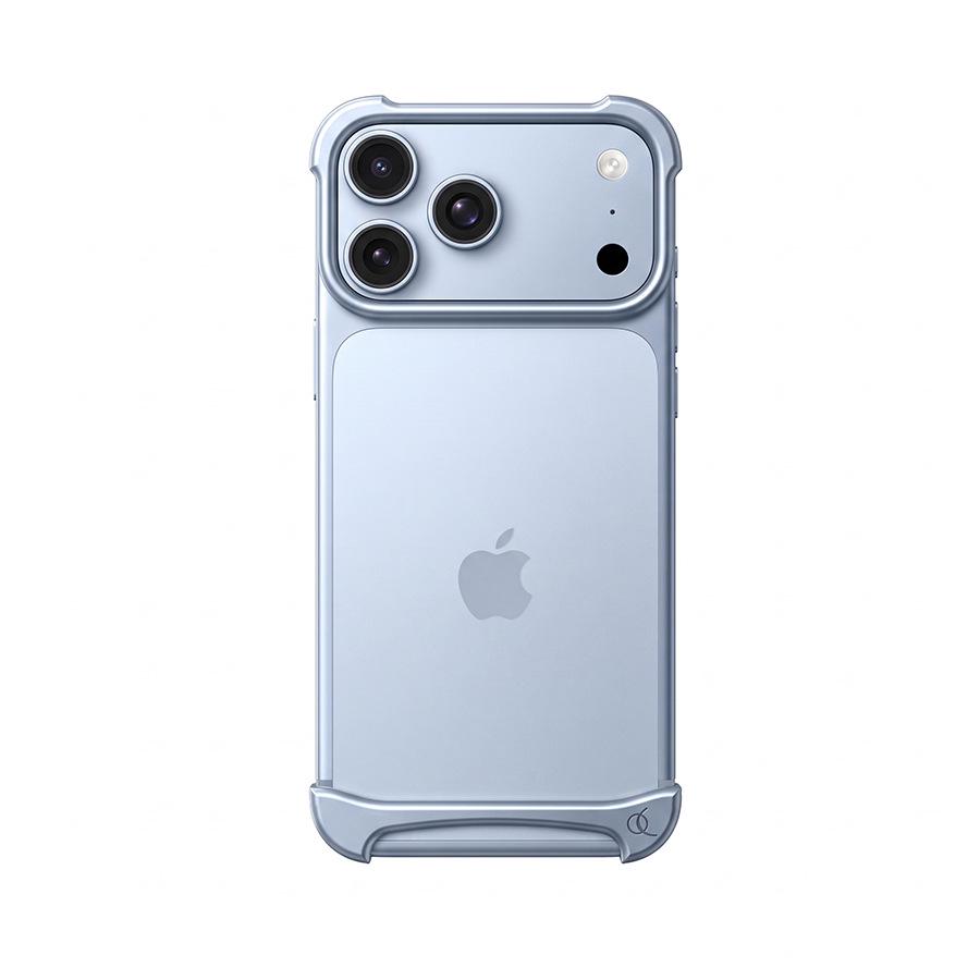 ARC PULSE Metal & Rubber Phone Case for iPhone 17 Air Pro Max - Borderless Protection