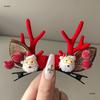 Sweet & Cute 2025 Christmas Antler Hair Clips - Festive Hair Accessories Pair
